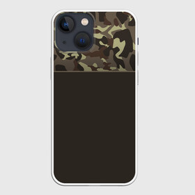 Чехол для iPhone 13 mini с принтом Камуфляж 3.0 в Тюмени,  |  | военное | зеленое | камуфляж | пестрый | яркий