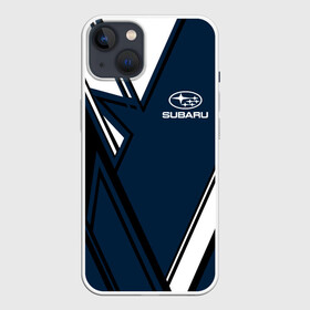 Чехол для iPhone 13 с принтом SUBARU GEOMETRY SPORT в Тюмени,  |  | auto | sport | sti | subaru | sumo | wrx | авто | автомобиль | автомобильные | бренд | марка | машины | спорт | субару