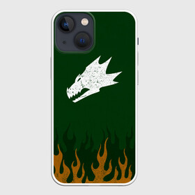 Чехол для iPhone 13 mini с принтом Саламандры (цвет легиона) в Тюмени,  |  | astartes | dragon | fire | legion | salamanders | space marine | vulkan | waha | warhammer | астартес | вархаммер | ваха | вулкан | дракон | космодесант | легион | огонь | саламандры