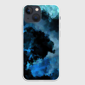Чехол для iPhone 13 mini с принтом Взрыв на глубине в Тюмени,  |  | акварель | арт | взрыв | вода | краски | мазки | мазки красок | рисунок | рисунок акварелью | рисунок красками | темнота | чёрный