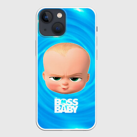 Чехол для iPhone 13 mini с принтом Голова Босса молокососа в Тюмени,  |  | baby | boss | boss baby | босс | босс молокосос | маленький босс | малыш | мальчик | молокосос | ребенок