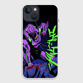 Чехол для iPhone 13 с принтом Евангелион   EVA 01 в Тюмени,  |  | anime | eva 01 | neon genesis evangelion | nerv | ева 01 | евангелион | мангa | меха | робот | синдзи икарианиме