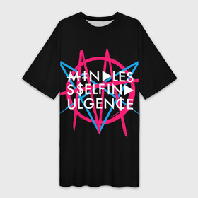 Платье-футболка 3D с принтом Mindless Self Indulgence (MSI) в Тюмени,  |  | mindless self indulgence | msi | группы | музыка | панк | рок