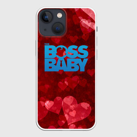 Чехол для iPhone 13 mini с принтом The Boss Baby Love в Тюмени,  |  | boss baby | cartoon | the boss baby | босс молокосос | малой | мелкий | молокосос | мултик | мульт | мультфильм | пёсико