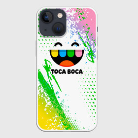 Чехол для iPhone 13 mini с принтом Toca Boca: Улыбашка. в Тюмени,  |  | toca boca | toca life world | игра | тока бока | тока бока лайф | туса воса