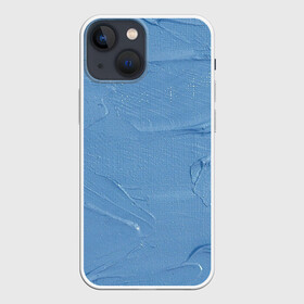 Чехол для iPhone 13 mini с принтом Свежая краска в Тюмени,  |  | акварель | арт | краски | мазки | мазки красок | рисунок | рисунок акварелью | рисунок красками | синий