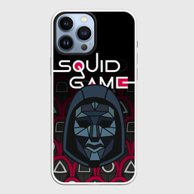 Чехол для iPhone 13 Pro Max с принтом ИГРА В КАЛЬМАРА   SQUID GAME   ВЕДУЩИЙ   УЗОР в Тюмени,  |  | netflix | pattern | squid game | ведущий | игра в кальмара | игрок кальмара | кино | нетфликс | охрана | персонал | сериал | узор