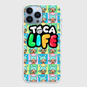 Чехол для iPhone 13 Pro Max с принтом Toca Boca logo | Тока Бока Рита в Тюмени,  |  | Тематика изображения на принте: toca boca | детская игра | игра | лого | логотип | персонажи | прикоснуться ко рту | рита | тока бока