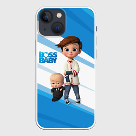 Чехол для iPhone 13 mini с принтом Boss Baby   Босс Молокосос в Тюмени,  |  | baby | babycorp | boss | босс | бэбикорп | молокосос | темплтон | тим