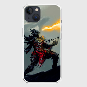 Чехол для iPhone 13 с принтом Dragonborne is here в Тюмени,  |  | bethesda | elder scrolls | game | games | бесезда | игра | игры | свитки | элдер скролс