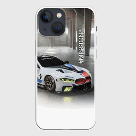 Чехол для iPhone 13 mini с принтом BMW Motorsport Mission 8 в Тюмени,  |  | bmw | car | germany | motorsport | power | prestige | автомобиль | автоспорт | бмв | германия | мощь | престиж