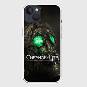 Чехол для iPhone 13 с принтом Chernobylite арт в Тюмени,  |  | art | chernobylite | game | gas | horror | mask | арт | игра | противогаз | химинюк | хоррор | чернобыль | шутер