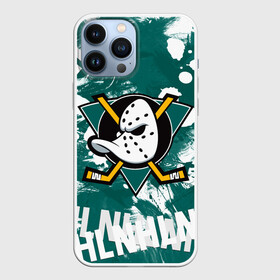 Чехол для iPhone 13 Pro Max с принтом Анахайм Дакс | Anaheim Ducks в Тюмени,  |  | anahaim ducks | anaheim | anaheim ducks | ducks | hockey | mighty ducks | nhl | usa | дакс | могучие утята | нхл | спорт | сша | хоккей | шайба