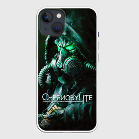 Чехол для iPhone 13 с принтом Chernobylite   Черный сталкер в Тюмени,  |  | chernobylite | game | horror | арт | выживалка | зона | игра | кристаллы | отчуждения | противогаз | сталкер | химинюк | хоррор | чернобылит | черный | шутер