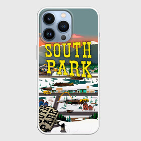 Чехол для iPhone 13 Pro с принтом Южный Парк разрушенный город в Тюмени,  |  | south park | sp | город | заставка | мультфильм | саус парк | сауспарк | южный парк | юп