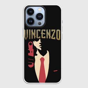 Чехол для iPhone 13 Pro с принтом Винченцо в Тюмени,  |  | vincenzo | винценцо | галстук | кассано | пистолет | со джунки