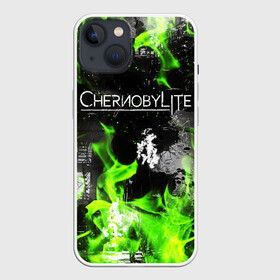 Чехол для iPhone 13 с принтом Chernobylite (зелёное пламя) в Тюмени,  |  | chernobylite | зона отчуждения | игры | сталкер | чаэс | чернобылит | чернобыль