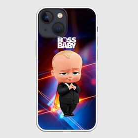 Чехол для iPhone 13 mini с принтом Босс молокосос (деловой стиль) в Тюмени,  |  | baby | boss | boss baby | босс | босс молокосос | маленький босс | малыш | мальчик | молокосос | ребенок