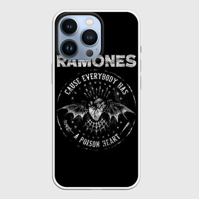 Чехол для iPhone 13 Pro с принтом Сердце Рамонс в Тюмени,  |  | alternative | music | punk | punkrock | ramones | ramons | rock | альтернатива | музыка | панк | панкрок | рамонс | рок