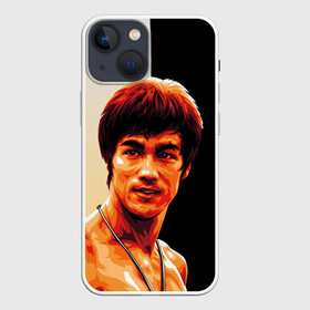 Чехол для iPhone 13 mini с принтом Будь водой в Тюмени,  |  | be water | bodybuilding | bruce lee | dragon | karate | lee | legend | movie star | sport | star | брюс ли | будь водой | дракон | звезда | карате | каратэ | кино звезда | легенда | спорт