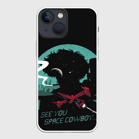 Чехол для iPhone 13 mini с принтом Ковбой  Бибоп в Тюмени,  |  | cowboy bebop | space | джет блэк | ковбой  бибоп | спайк шпигель