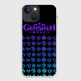 Чехол для iPhone 13 mini с принтом GENSHIN IMPACT | ЭМБЛЕМЫ NEON в Тюмени,  |  | genshin impact | razor genshin impact | аниме | геншин | геншин импакт | игра | рэйзор геншин | сяо лин genshin | ци ци геншин импакт