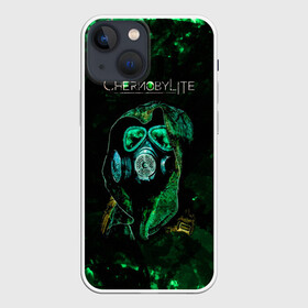 Чехол для iPhone 13 mini с принтом Чернобылит   Chernobylite в Тюмени,  |  | chernobyl | chernobylite | зона отчуждения | игорь химинюк | игра чернобль | противогаз | чернобль | чернобылит | чернобыль игра