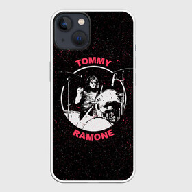 Чехол для iPhone 13 с принтом Tommy Ramone в Тюмени,  |  | alternative | music | punk | punkrock | ramones | ramons | rock | альтернатива | музыка | панк | панкрок | рамонс | рок