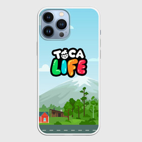 Чехол для iPhone 13 Pro Max с принтом TOCA BOCA WORLD LOGO в Тюмени,  |  | Тематика изображения на принте: digital toys | gamer | games | helicopter taxi | pets | toca boca | toca hair salon | toca kitchen | toca life | toca life city | toca life worl | toca tea party | video games | игры