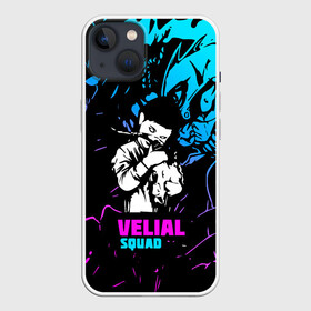 Чехол для iPhone 13 с принтом Velial Squad neon в Тюмени,  |  | pharaoh | velial | velial squad | velialsquad | велиал сквад | глубина | реакция | рэп