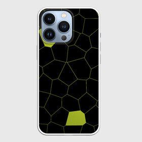 Чехол для iPhone 13 Pro с принтом Кожа рептилии в Тюмени,  |  | Тематика изображения на принте: абстракция | змеиная кожа | милитари | неон | чешуя