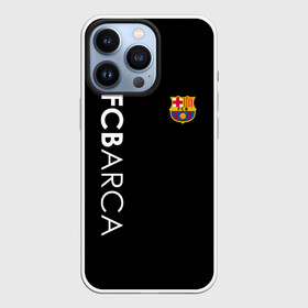 Чехол для iPhone 13 Pro с принтом FC BARCA BLACK STYLE в Тюмени,  |  | barca | barcelona | fc barca | барка | барселона