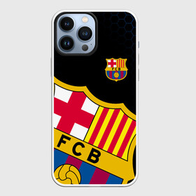 Чехол для iPhone 13 Pro Max с принтом FC BARCELONA LOGOBOMBING ФИРМЕННЫЕ ЦВЕТА в Тюмени,  |  | barca | barcelona | fc barca | барка | барселона