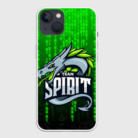 Чехол для iPhone 13 с принтом TEAM SPIRIT   ТИМ СПИРИТ   ЗЕЛЕНЫЙ ДРАКОН в Тюмени,  |  | dota 2 | games | green | sport | team spirit | the dragon | дота 2 | дракон | зеленый | игры | киберспорт | код | спорт | тим спирит