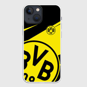 Чехол для iPhone 13 mini с принтом BORUSSIA BVB 09 LOGO в Тюмени,  |  | borussia | bvb | fc | football | football club | sport | боруссия | спорт | спортивные | униформа | фк | футбол | футбольный клуб