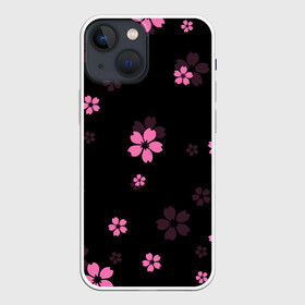 Чехол для iPhone 13 mini с принтом САКУРА ВИШНЯ  ЛЕПЕСТКИ в Тюмени,  |  | chery | flowers | japan | roses | sakura | вишня | растения | розы | ромашка | сакура | тюльпаны | цветы | цветы сакуры | япония