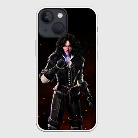 Чехол для iPhone 13 mini с принтом Yennefеr в Тюмени,  |  | amulet | wild hunt | witch | witcher | yennefer | амулет | ведьмак | волк | дикая охота | звезда | йенифер | оберег | огонь