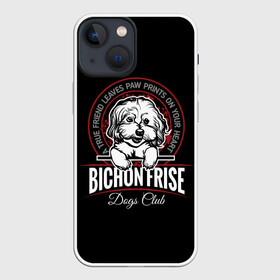 Чехол для iPhone 13 mini с принтом Бишон Фризе (Bichon Frize) в Тюмени,  |  | animal | bichon frize | bolognese | dog | french lapdog | lapdog | maltese | poodle | бишон фризе | болонка | болоньез | друг человека | живот | кинолог | кудрявая болонка | мальтезе | пёс | порода собак | пудель | собака