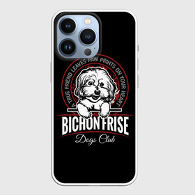 Чехол для iPhone 13 Pro с принтом Бишон Фризе (Bichon Frize) в Тюмени,  |  | Тематика изображения на принте: animal | bichon frize | bolognese | dog | french lapdog | lapdog | maltese | poodle | бишон фризе | болонка | болоньез | друг человека | живот | кинолог | кудрявая болонка | мальтезе | пёс | порода собак | пудель | собака