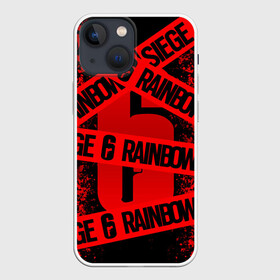 Чехол для iPhone 13 mini с принтом Rainbow Six Siege: Опасно для жизни. в Тюмени,  |  | 6 | outbreak | rainbow | rainbow six siege | six | tom clancys | радуга осада | том клэнси
