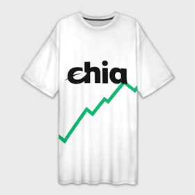 Платье-футболка 3D с принтом Криптовалюта Чиа в Тюмени,  |  | 2021 | 2022 | bitcoin | btc | chia | chia network | dogecoin | ethereum | ssd | xch | биткоин | в топе | в тренде | жёсткие диски | крипта | криптовалюта | майнинг | чиа