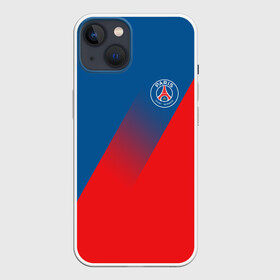 Чехол для iPhone 13 с принтом PSG GRADIENT SPORT UNIFORM в Тюмени,  |  | Тематика изображения на принте: paris saint germain | psg | saint | sport | париж | псг | псж | спорт | футбол