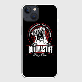 Чехол для iPhone 13 с принтом Бульмастиф (Bullmastiff) в Тюмени,  |  | animal | bulldog | bullmastiff | dog | mastiff | бульдог | бульмастиф | год собаки | друг человека | животное | зверь | кинолог | мастиф | пёс | порода собак | собака бульмастиф | собаковод | сторожевая собака