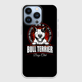 Чехол для iPhone 13 Pro с принтом Бультерьер (Bull Terrier) в Тюмени,  |  | bull terrier | bulldog | dog | fighting dog | pit bull | terrier | бойцовская собака | бульдог | бультерьер | год собаки | друг человека | животное | зверь | кинолог | кость | пёс | питбуль | порода собак | собака
