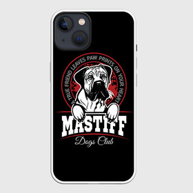 Чехол для iPhone 13 с принтом Мастиф (Mastiff) в Тюмени,  |  | animal | cane corso | dog | fighting dog | mastiff | бойцовская собака | год собаки | дог | друг человека | животное | зверь | кане корсо | кинолог | мастиф | пёс | порода собак | собака мастиф | собаковод | четвероногий