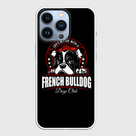 Чехол для iPhone 13 Pro с принтом Французский Бульдог (French Bulldog) в Тюмени,  |  | animal | bulldog | dog | french bulldog | french bulldog p | pit bull | бойцовская собака | бульдог | год собаки | друг человека | животное | зверь | кинолог | пёс | питбуль | собака французский бульдог | собаковод