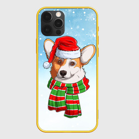 Чехол для iPhone 12 Pro с принтом Новогодний Корги   New Years Corgi в Тюмени, силикон | область печати: задняя сторона чехла, без боковых панелей | christmas | corgi | dog | santa | дед мороз | елка | зима | корги | новый год | рождество | санта | снег | снегурочка | снежинка | собака | собачка | щенок