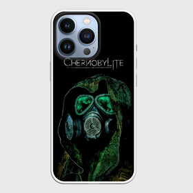 Чехол для iPhone 13 Pro с принтом CHERNOBYLlite на чёрном фоне в Тюмени,  |  | Тематика изображения на принте: выживалка | игра | сталкер | стрелялка | чернобль | шутер