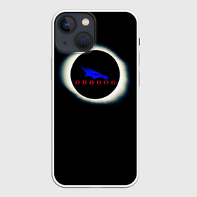 Чехол для iPhone 13 mini с принтом SPACEX DRAGON в Тюмени,  |  | dragon | falcon | spacex | илонмаск | колонизация | космос | ракета | чёрная дыра