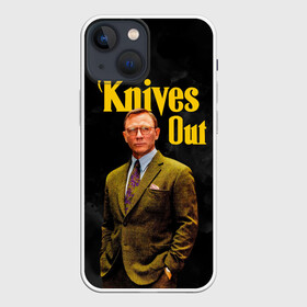 Чехол для iPhone 13 mini с принтом Достать ножи   Knives Out в Тюмени,  |  | benoit blanc | daniel craig | knives out | rian johnson | бенуа блан | детектив | достать ножи | дэниел крейг | райан джонсон